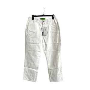 FREE PEOPLE X Sandrine Rose White Jeans